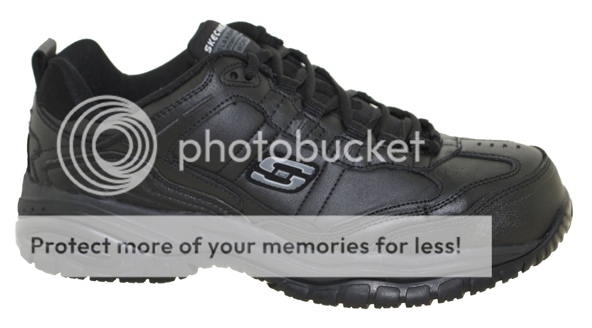 Skechers Men's Soft Stride Chatham Composite Toe Work Shoes 77053 BLK